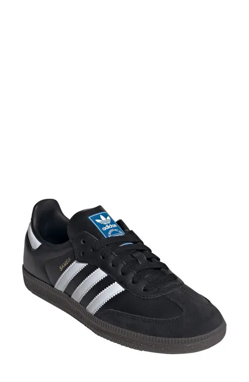 adidas Gender Inclusive Samba OG Sneaker in Black/white/clear Granite at Nordstrom, Size 12 | Nordstrom
