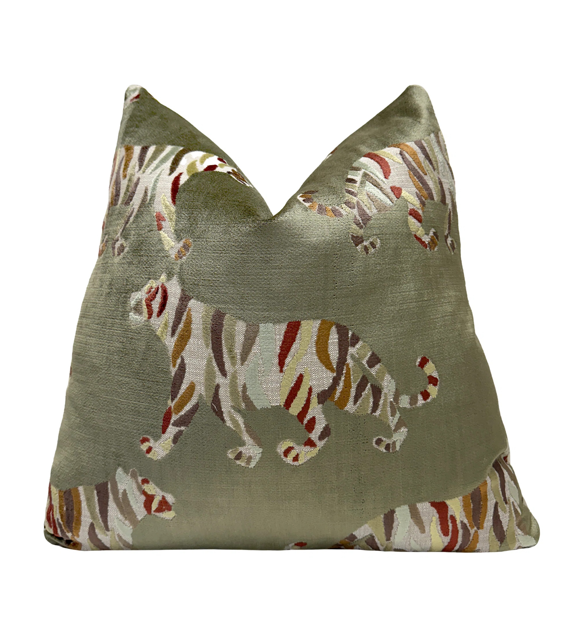 Tiger Velvet Throw Pillow Cover | Wayfair North America