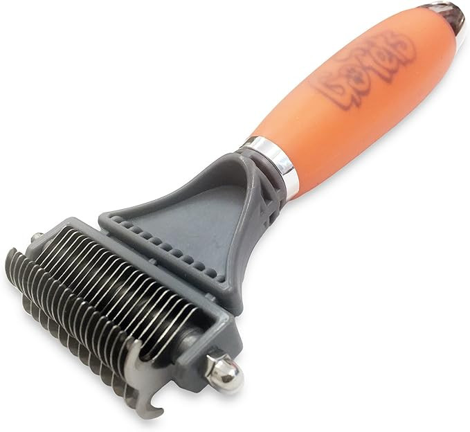 GoPets Dematting Comb with 2 Sided Professional Grooming Rake for Cats & Dogs | Amazon (US)