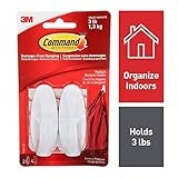 Command Strips 17081 Medium Designer Hooks with Command Adhesive | Amazon (US)