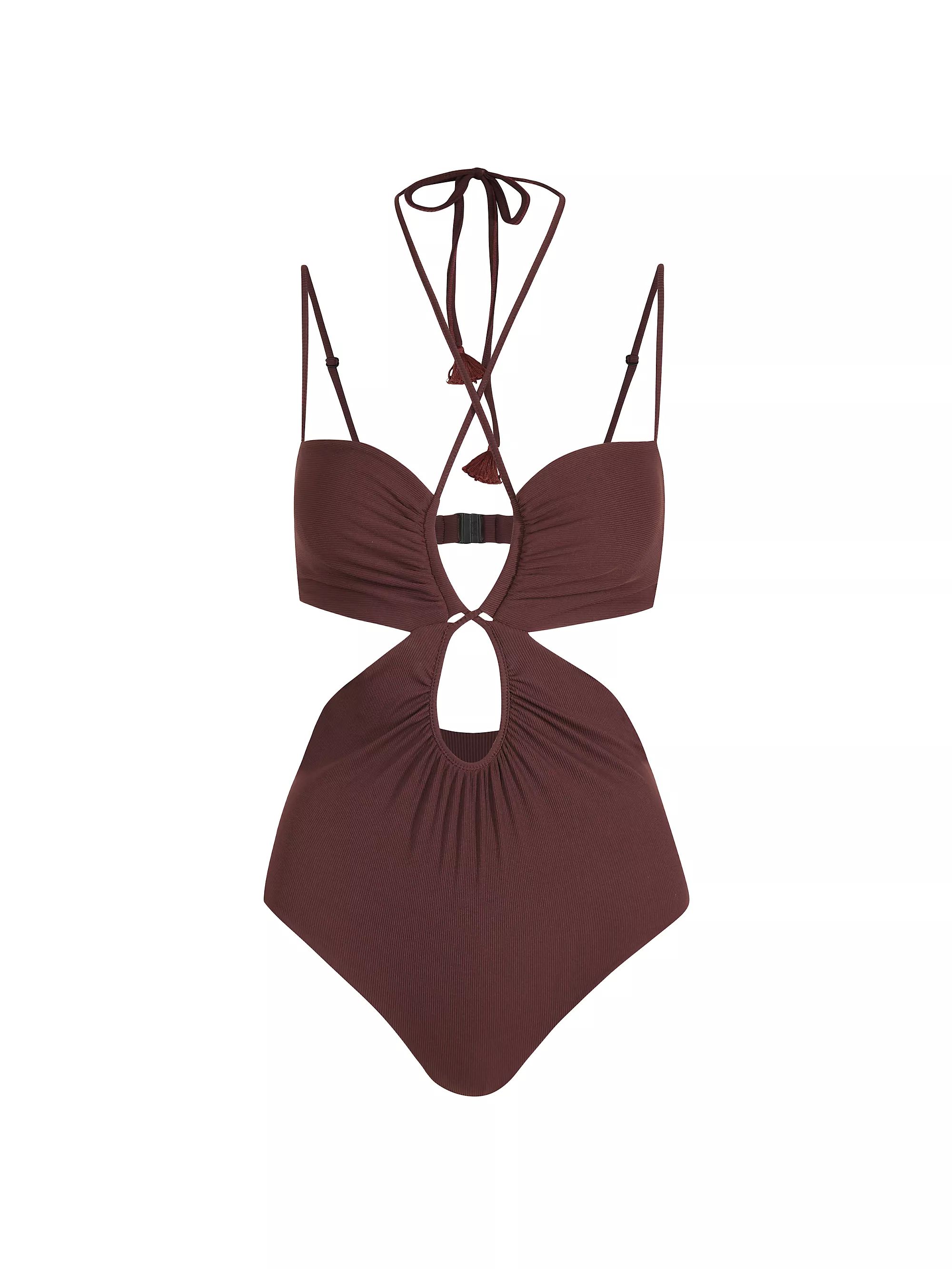Shop Johanna Ortiz Thorny Cut-Out One-Piece Swimsuit | Saks Fifth Avenue | Saks Fifth Avenue