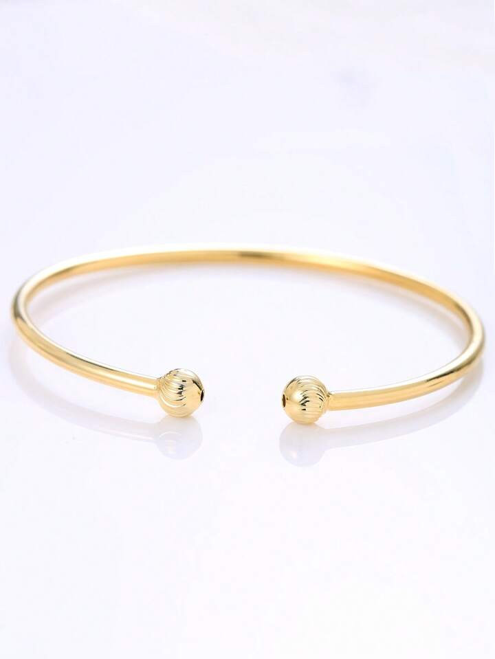 1pc Fashionable Ball Decor Cuff Bangle For Women For Daily Decoration | SHEIN