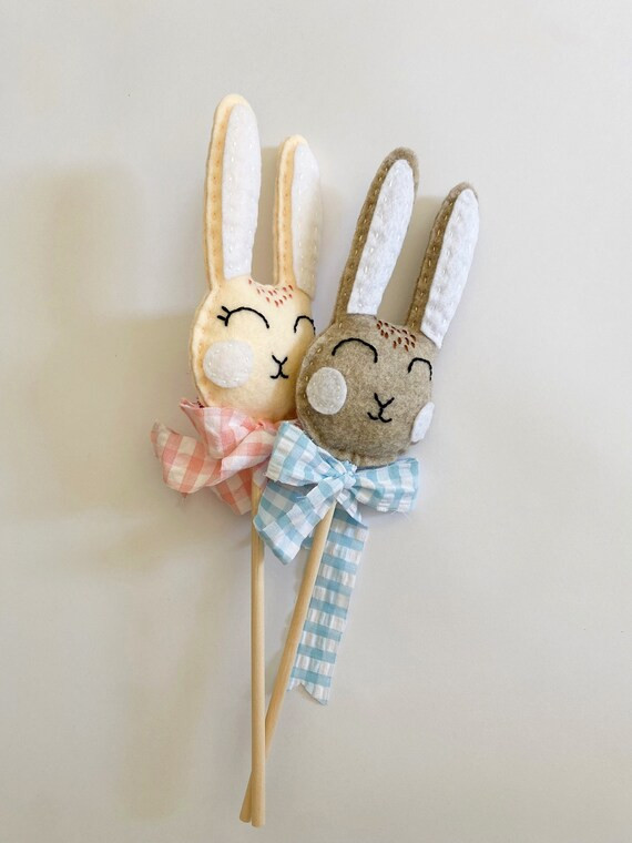 Bunny Wand Easter Bunny Wand Easter Basket Stuffer | Etsy | Etsy (US)