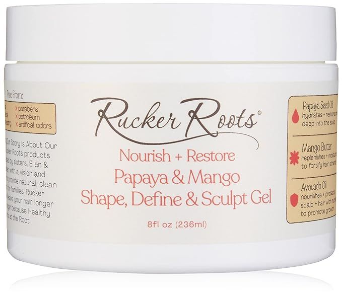 Rucker Roots Nourish + Restore Papaya & Mango Shape, Define & Sculpt Gel | Amazon (US)