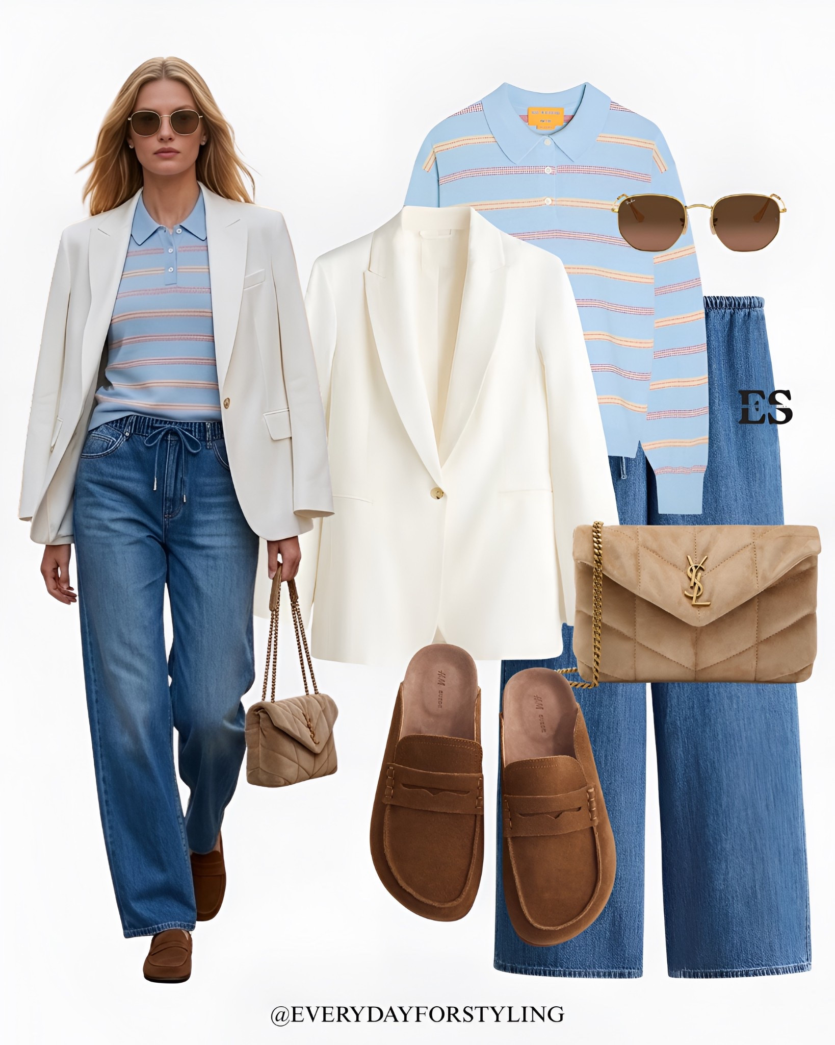 Cream blazer with striped polo creating a clean casual outfit 🤍

blazer with denim outfit, drawstring denim trousers outfit, blazer outfit ideas women, casual chic outfits women, spring outfit ideas women, relaxed denim outfit ideas, everyday outfit inspiration women, smart casual outfits women, blazer and jeans outfit women,  trendy everyday outfits women, casual fashion inspiration women, spring casual outfit ideas, trending spring outfits women, spring outfits, spring style, summer outfit ideas, how to wear, what to wear, ways to style, everydayforstyling

#zara #springoutfits, #blazerstyle, casualchic, #denimstyle, #outfitinspiration  
 


#LTKootd #LTKSpringSale #LTKTravel