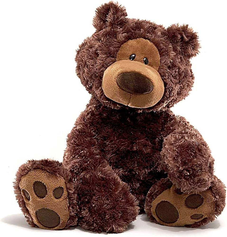 GUND Philbin Classic Teddy Bear, Premium Stuffed Animal for Ages 1 and Up, Chocolate Brown, 18” | Amazon (US)