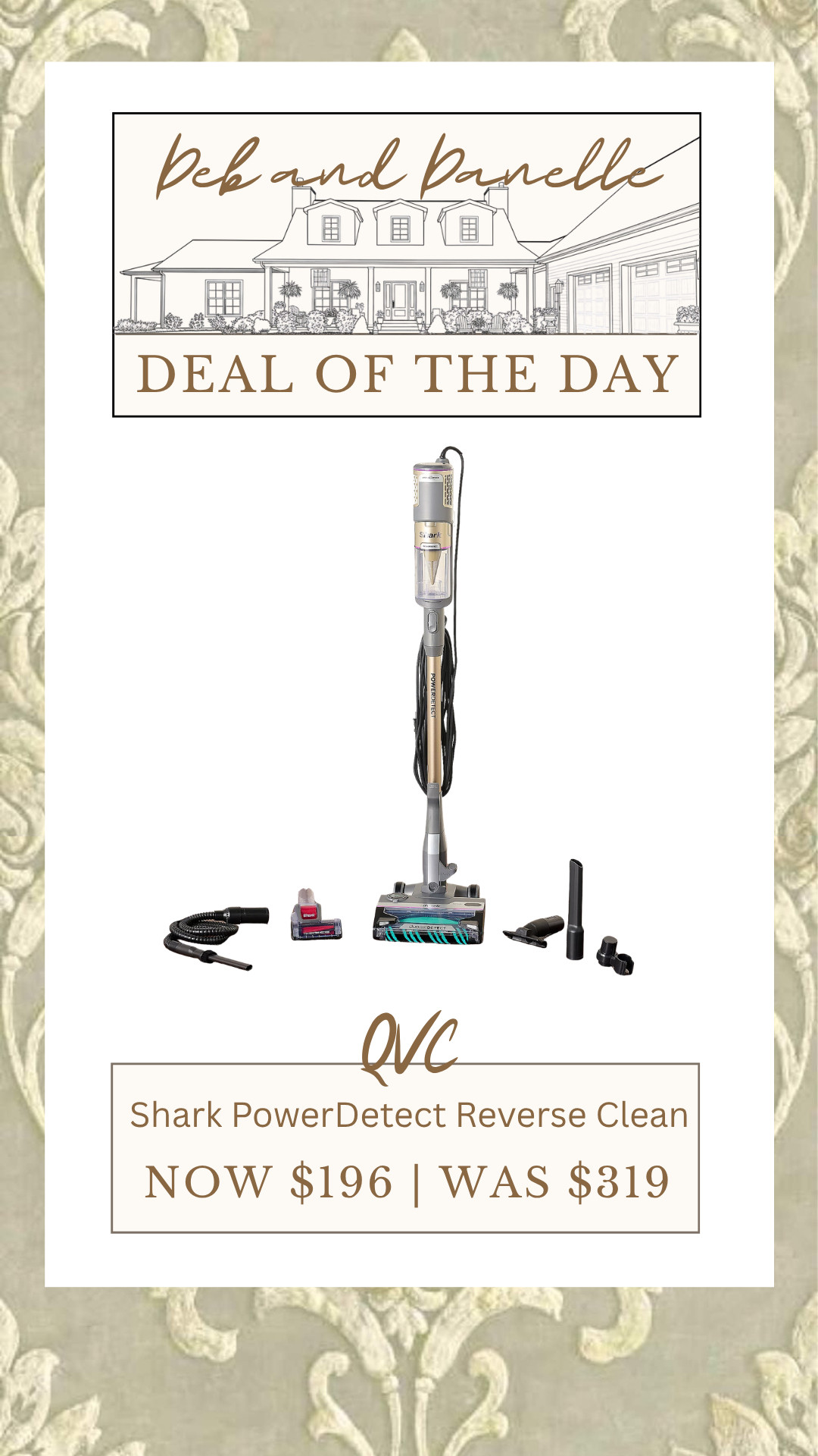 QVC's deal of the day includes this Shark PowerDetect Reverse Clean Corded Stick Vacuum. It is lightweight with smart technology for different flooring and suction types.  

 #LTKHome #LTKSaleAlert