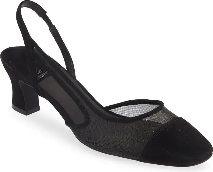 Thomnas Slingback Half d'Orsay Cap Toe Pump (Women) | Nordstrom