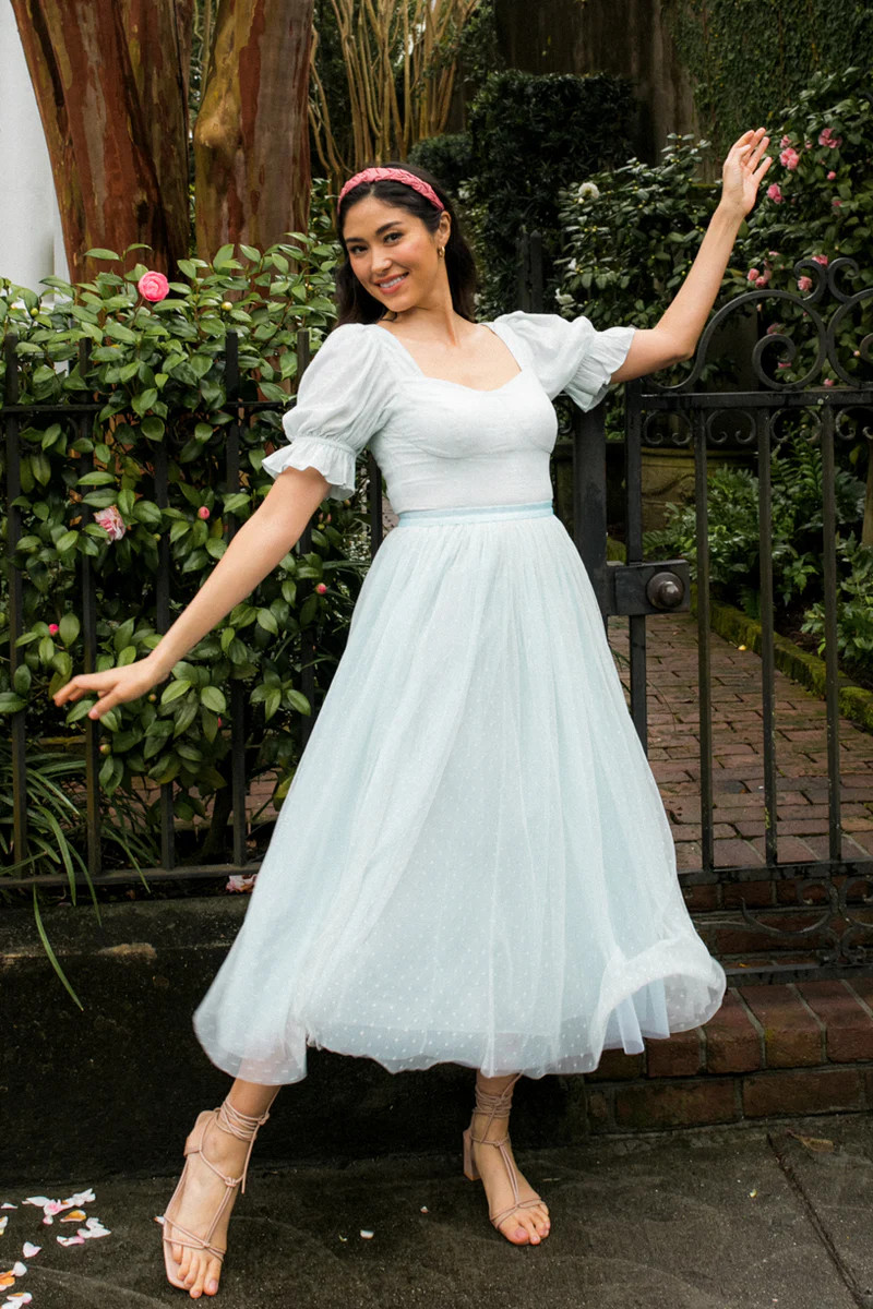 Ballerina Dress in Seafoam | Ivy City Co