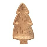Creative Co-Op 16" L x 8-1/2"W x 1-3/4"H Hand-Carved Mango Wood Christmas Tree Bowl w/Gold Rubbed... | Amazon (US)