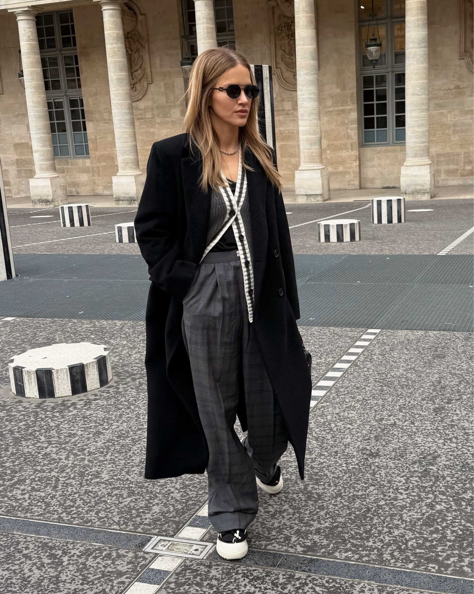 Paris street style wearing Miu Miu, house of dagmar and Moncler. I found a few of the items on sale ❤️ 

Designer fashion, trousers, snow boots, wool jacket, black coat, cashmere, cardigan, sunglasses, Celine bag, Boston bag, discount 

#LTKootd #LTKSaleAlert #LTKTravel