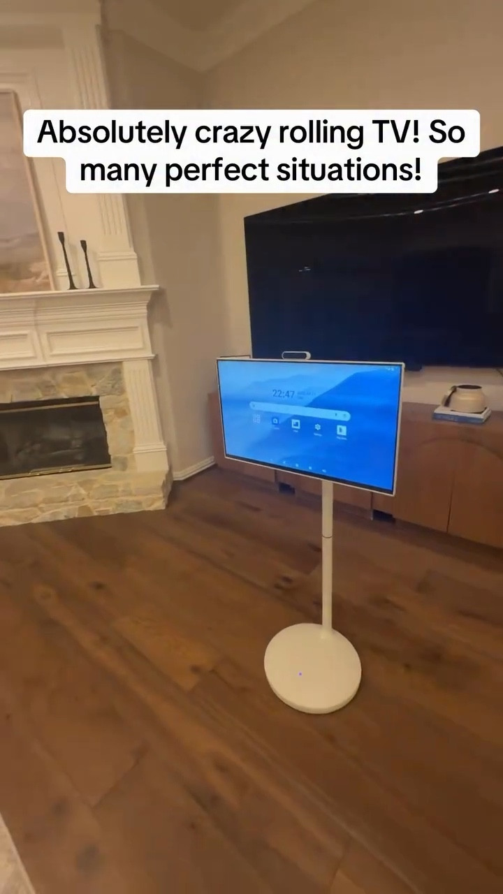 This is the rolling tv you have to see to believe! This is awesome! Must see! @sylvox_home