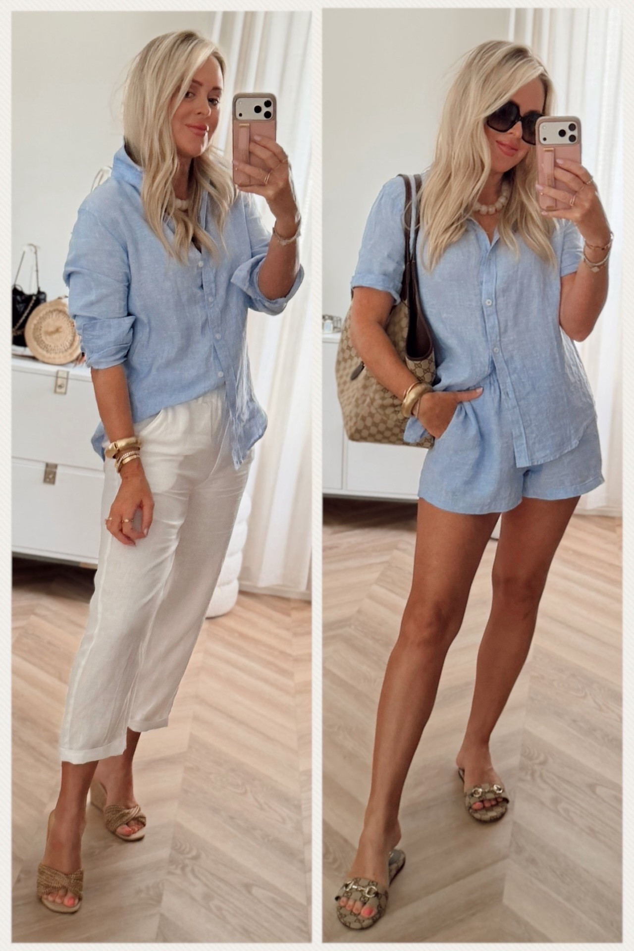 This blue linen moment 💙✨

Packing this for Florida immediately ☀️✈️ — lightweight, breathable, and so flattering. The short sleeve set with elastic waist shorts is the easiest throw-on look (styled mine with slides 🙌🏼).

Also loving the linen pants paired with the long sleeve version for a more elevated vibe. If you’re between sizes, I’d size up!

spring outfits 2026, summer outfits, vacation outfits, linen set, linen pants, travel outfits, resort wear, effortless style

#LTKootd #LTKSeasonal #LTKTravel