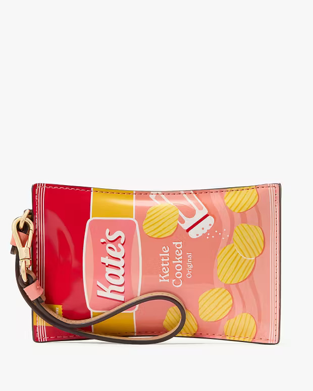 Snack Time Patent Card Case Wristlet | Kate Spade (US)