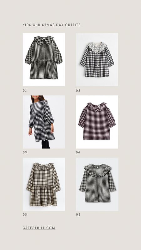 6 Christmas Day outfits that aren’t sparkly, velvet or red 🖤 any gingham lovers out there? #christmasday #gingham #neutralstyle #minimalstyle 

#LTKbaby #LTKSeasonal #LTKHoliday