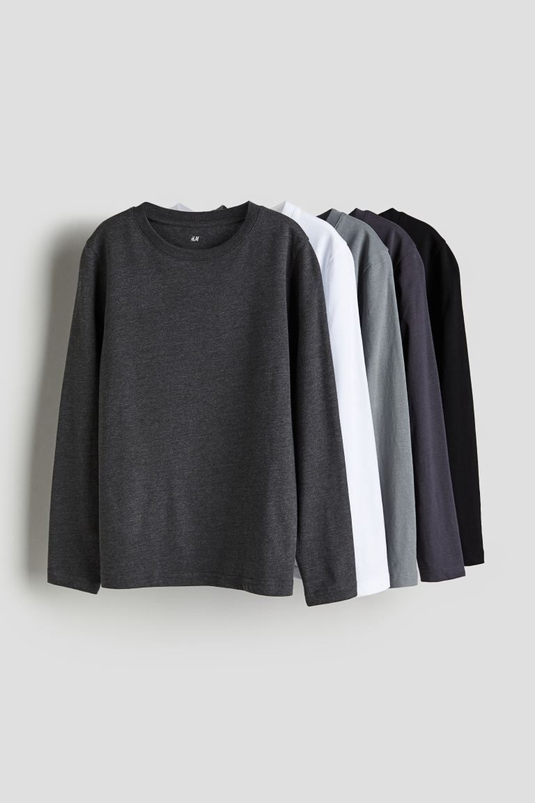 5-pack Jersey Shirts | H&M (US + CA)