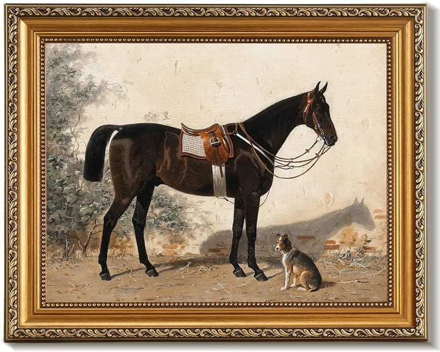 Vodefoad Retro Gold Framed Wall Art for Home Decor, Detachable Gold Framed Rustic Farmhouse Wall ... | Amazon (US)