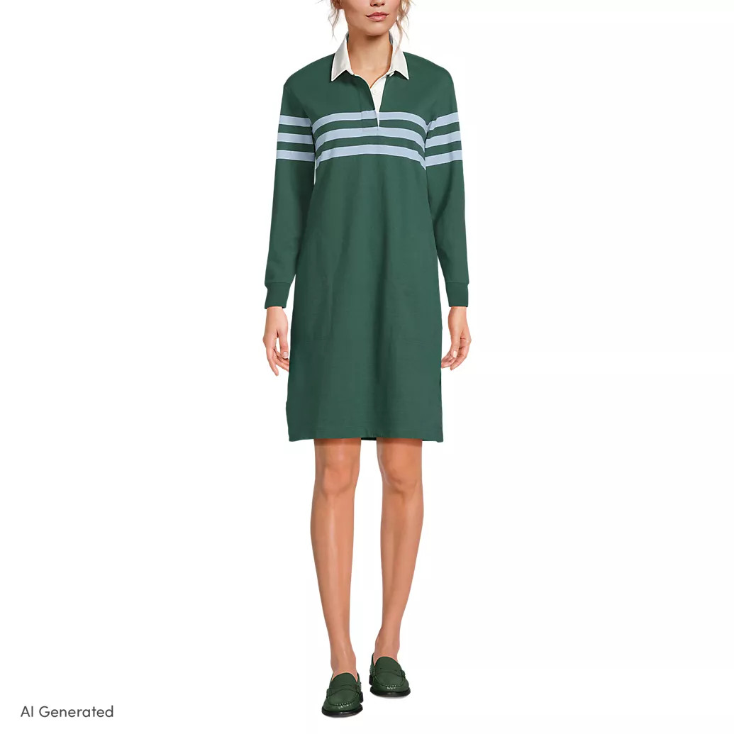 Women's Rugby Dress | Lands' End (US)