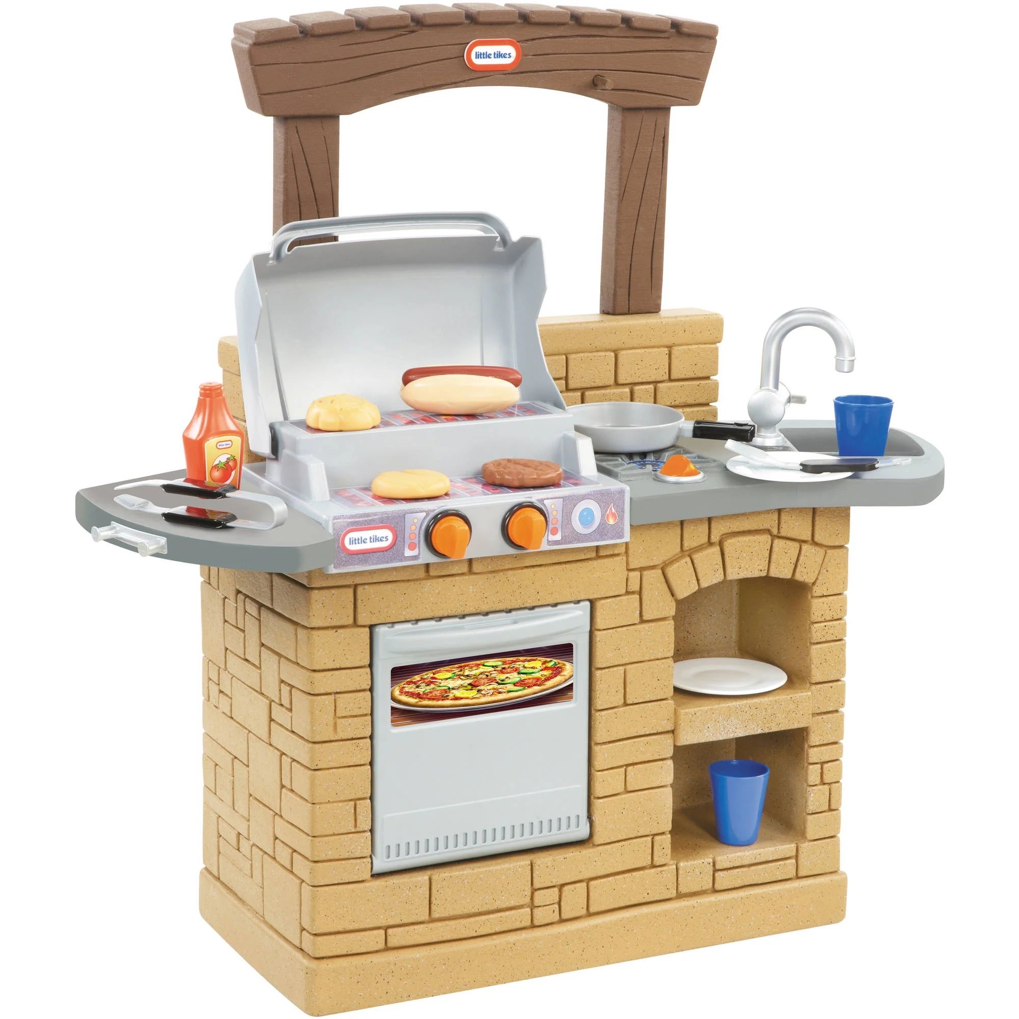 Little Tikes Cook 'n Play Outdoor BBQ Grill Play Set | Walmart (US)