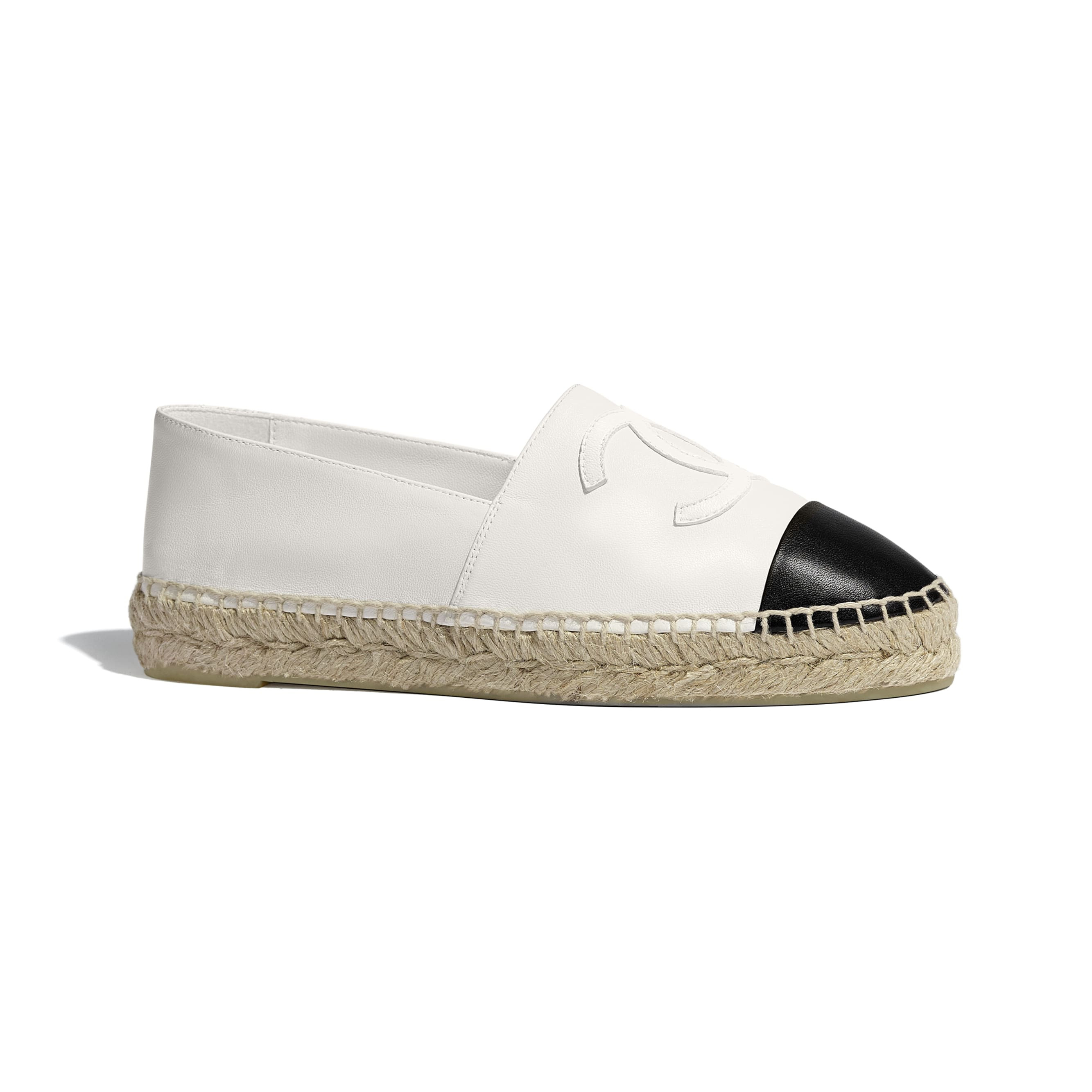 Espadrilles

            
		Lambskin
	
		White & Black | Chanel, Inc. (US)