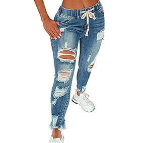 KUNMI Women High Waist Skinny...
 | Amazon (US)