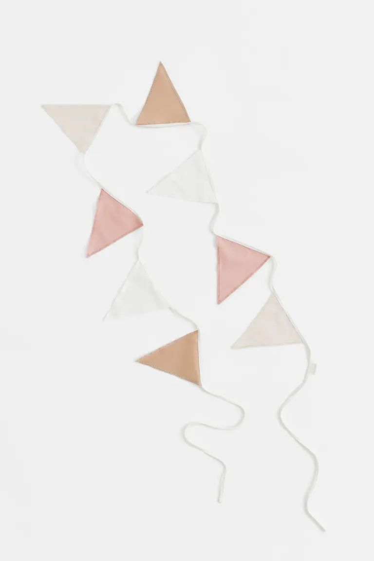 Pennant Bunting - White - Home All | H&M US | H&M (US + CA)