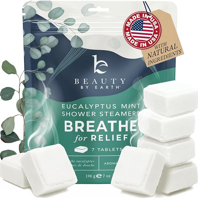 Shower Steamers Aromatherapy - USA Made with Natural Ingredients & Eucalyptus Essential Oil, Chri... | Amazon (US)