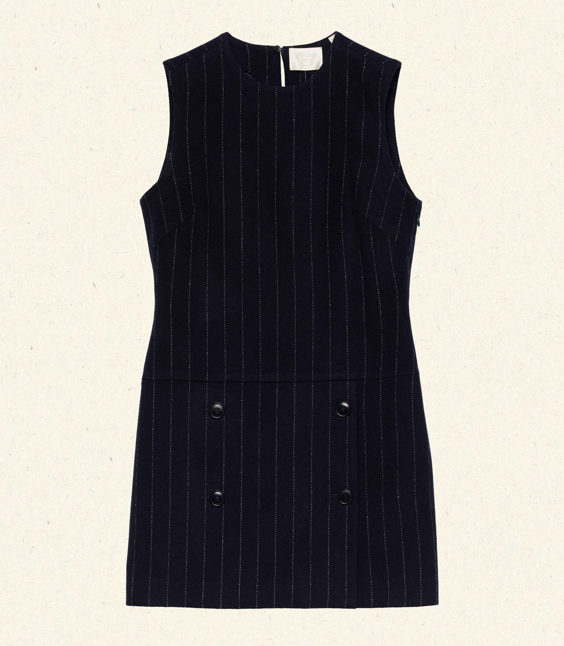 Polly Dress - Marianne Pinstripe | D\u00d4EN | DOEN