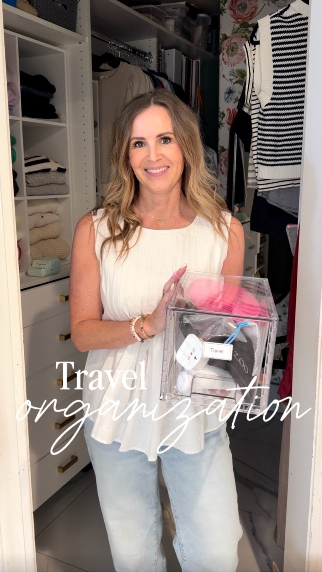 My little “grab-and-go” travel drawer is one of my favorite organization hacks ✈️

I keep all my airplane essentials in one place so I’m never scrambling to pack last minute—eye mask, ear plugs, luggage locks, portable sound machine, outlet converters, and even an international hair dryer 🙌

If you travel even a few times a year, this will save you SO much time and stress. Everything is ready when you need it 💼✨ #traveleessentials #travelmusthaves #carryonessentials #travelorganization #organizationideas #closetorganization #packingtips #travelhacks #airportessentials #amazonfinds #ltktravel #travelready #momlifehacks #organizedhome #packingmadeeasy