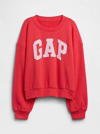 Kids Oversized Wedge French Terry Sweatshirt | Gap Factory