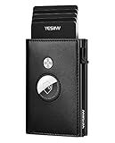 YESIIW Airtag Wallet For Men - Smart Wallet For Men,Leather Smart Air Tag Wallet With Banknote Compa | Amazon (US)