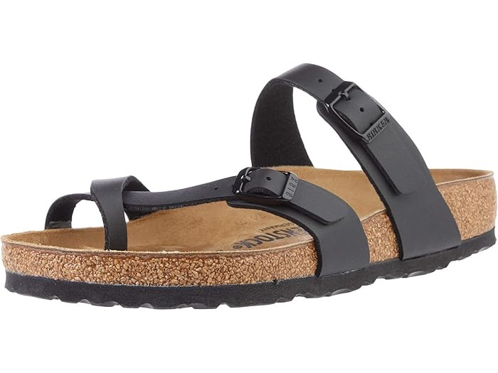 Birkenstock Mayari SINGLE SHOE (Black Birko-Flor) Women's Shoes | Zappos
