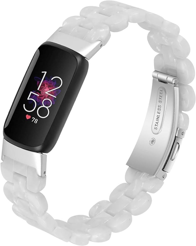 Fitbit Luxe band Pearl White | Amazon (US)