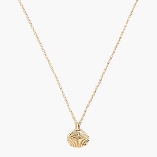 Seashell pendant necklace | J.Crew Factory
