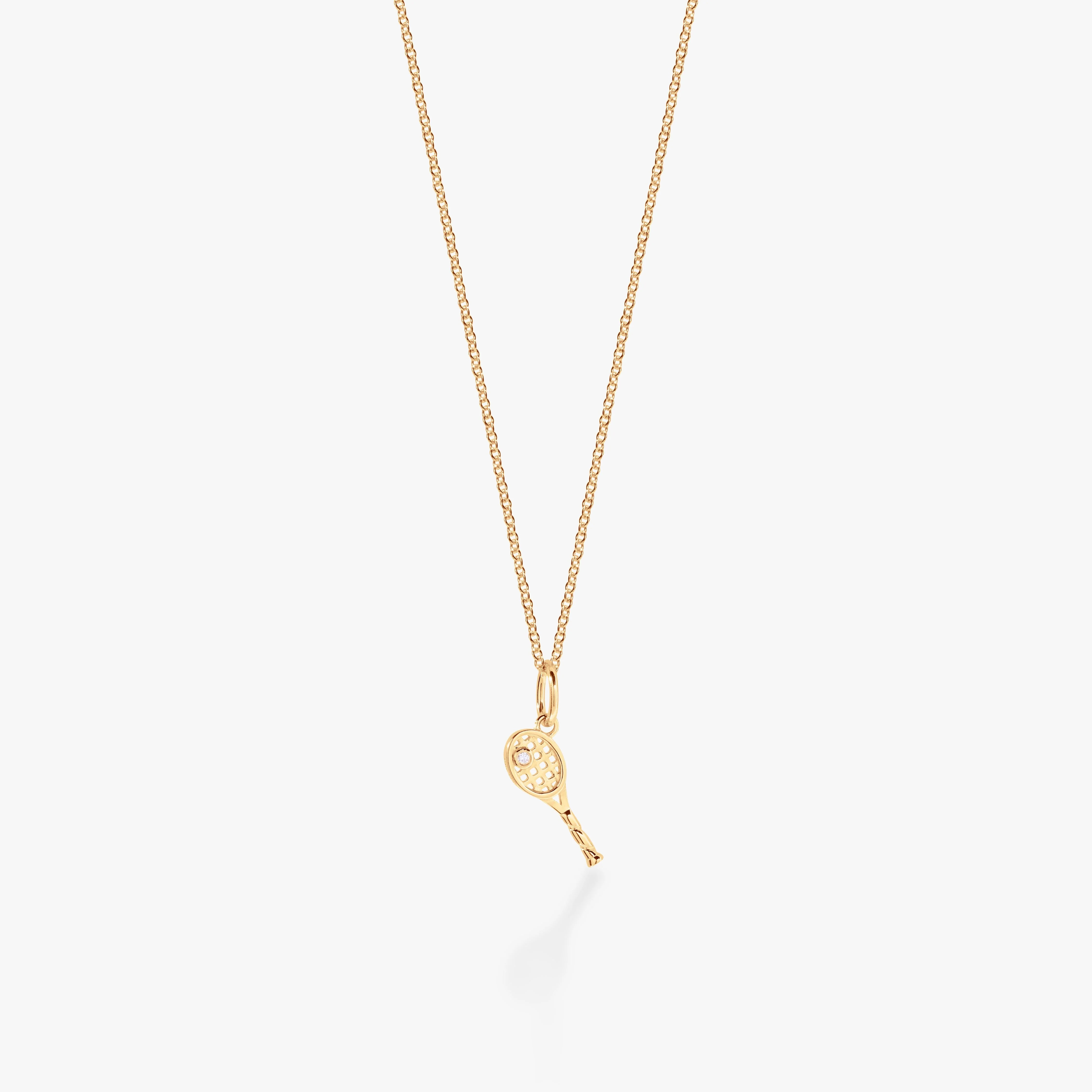 Tennis Charm Necklace | Tiny Tags (US)
