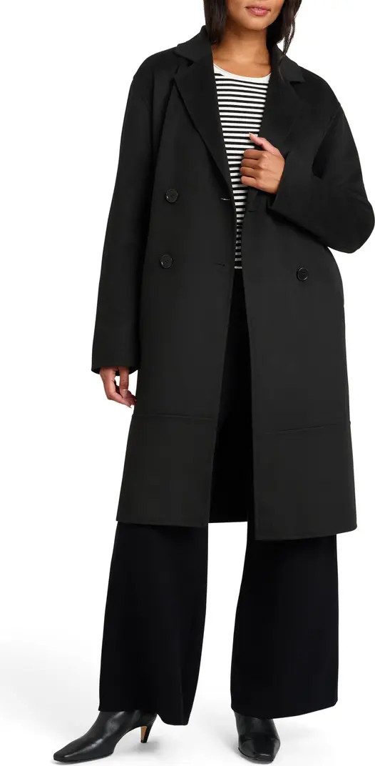 Splendid x Cella Jane Double Breasted Wool Blend Coat | Nordstrom | Nordstrom