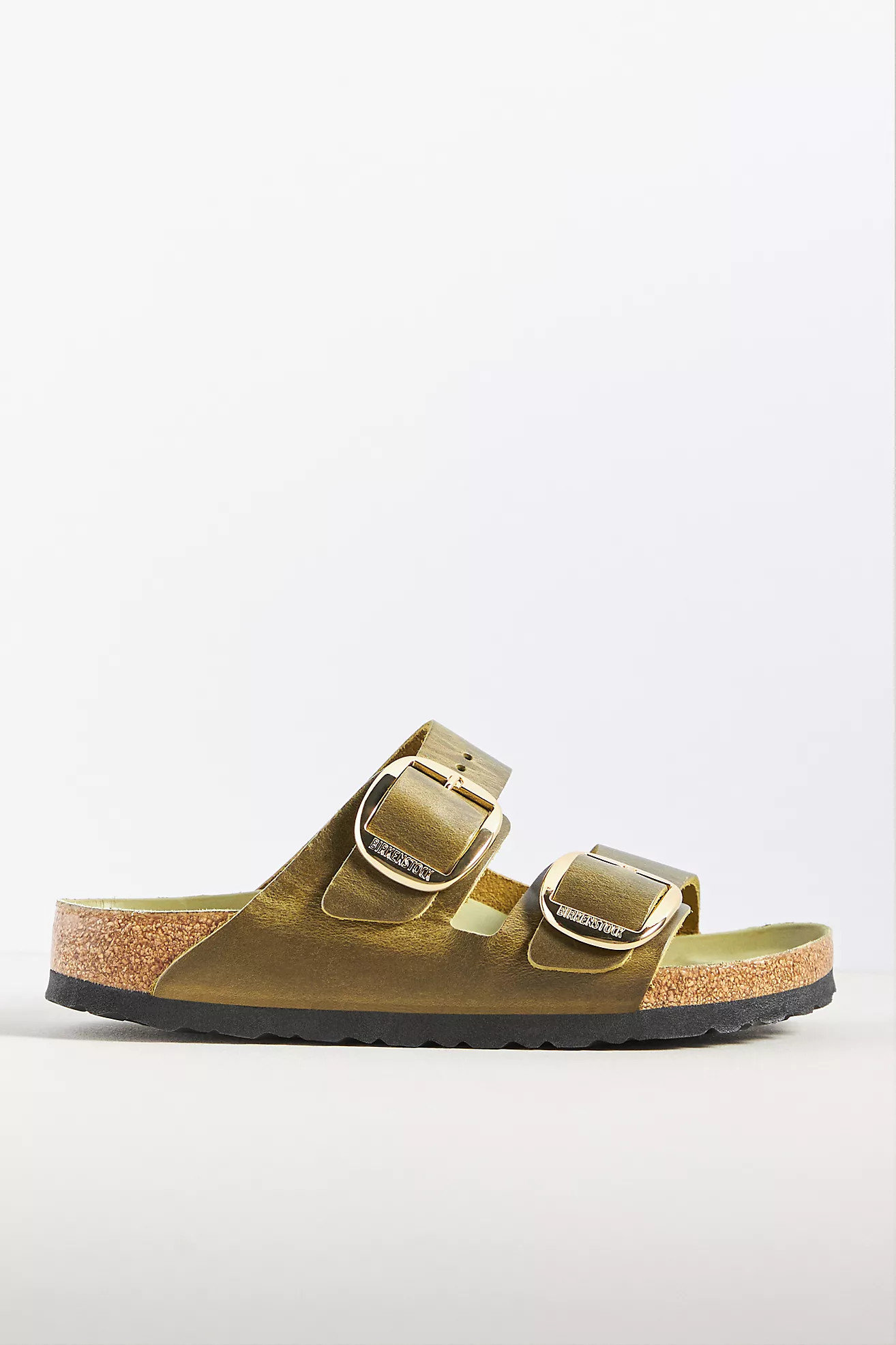 Birkenstock Arizona Big Buckle Nubuck Sandals | Anthropologie (US)