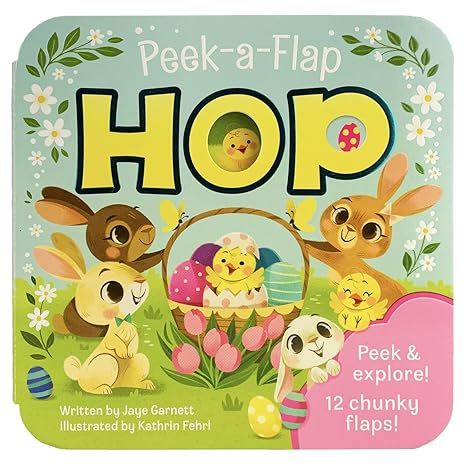 Peek-a-Flap Hop - Children's Lift-a-Flap Board Book Gift for Easter Basket Stuffers, Ages 2-5 | Amazon (US)