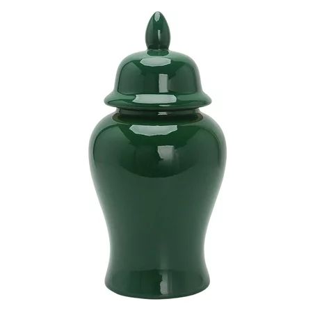 Oriental Style Ceramic Ginger Jar Table Green Plant Pot Home Decorations Bedroom | Walmart (US)