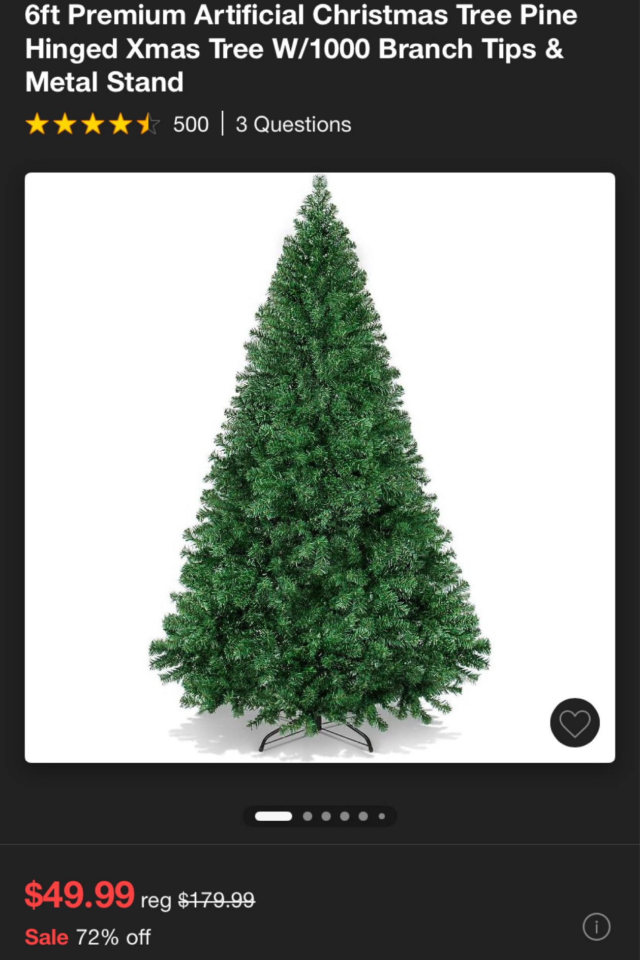 Fat and fluffy artificial Christmas tree on sale for an insane price!

#LTKHoliday #LTKSeasonal #LTKCyberWeek