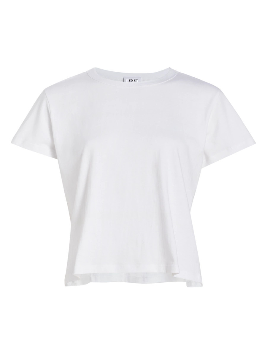 Women's Margo Cotton T-Shirt - White - Size Large | Saks Fifth Avenue