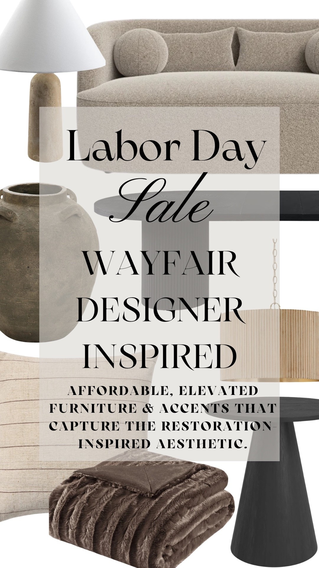 Early fall tones + cozy textures 🤎 Taupe boucle, faux fur, travertine, and terracotta — this Wayfair curation brings all the elevated warmth. I’m obsessed with the black oak fluted dining table and soft gold pendant paired with the Keisha pillow and boucle loveseat. Such a dreamy mix for fall nesting!

#LTKSaleAlert #LTKHome #LTKOver40