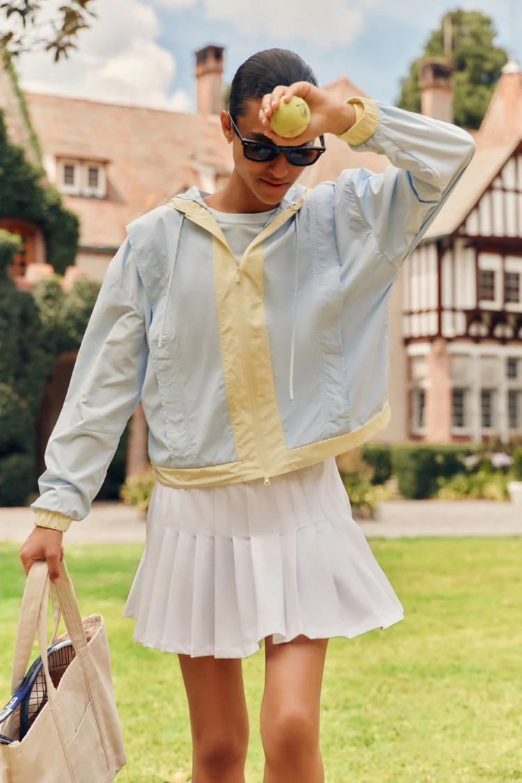 Light Blue Gailliot Packable Windbreaker | Tuckernuck (US)