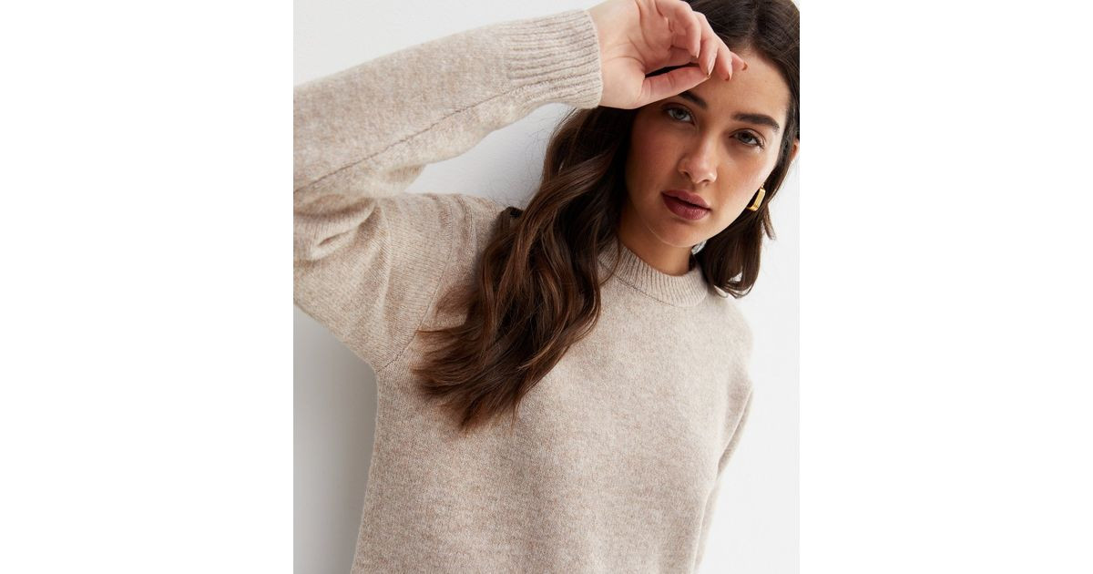 Mink Crew Neck Jumper
						
						Add to Saved Items
						Remove from Saved Items | New Look (UK)