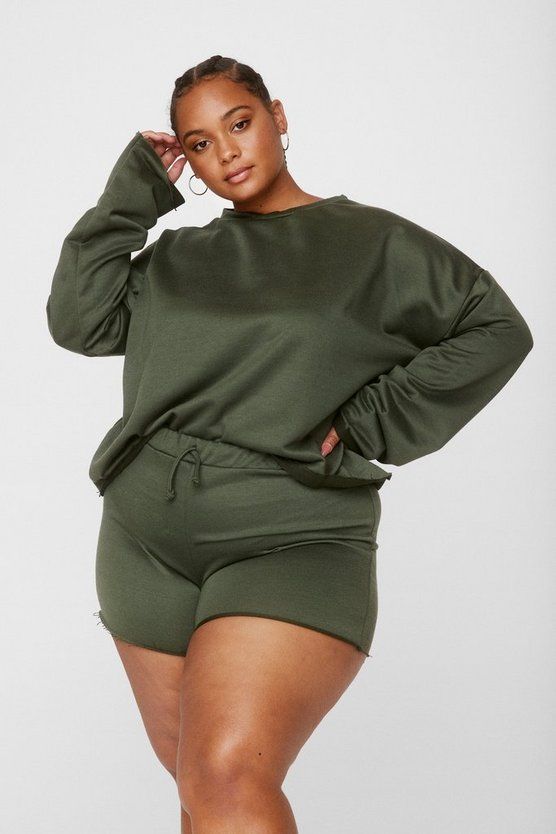 Plus Size Relaxed Shorts Loungewear Set | Nasty Gal (US)