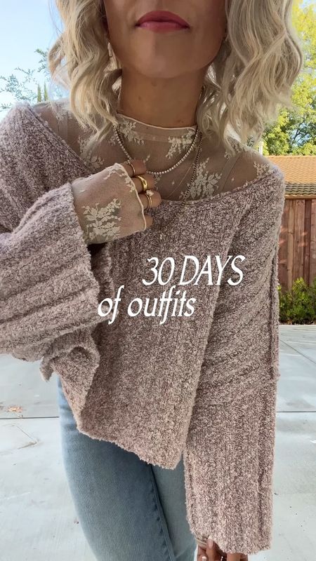 Lace layering shirt (with thumb holes!), mother denim, Jeffrey Campbell mules, crop sweater (old, but i linked similar sweaters that i think would look great with this lace shirt). And affordable gold jewelry that doesn’t tarnish! 

#LTKVideo #LTKstyletip #LTKfindsunder100