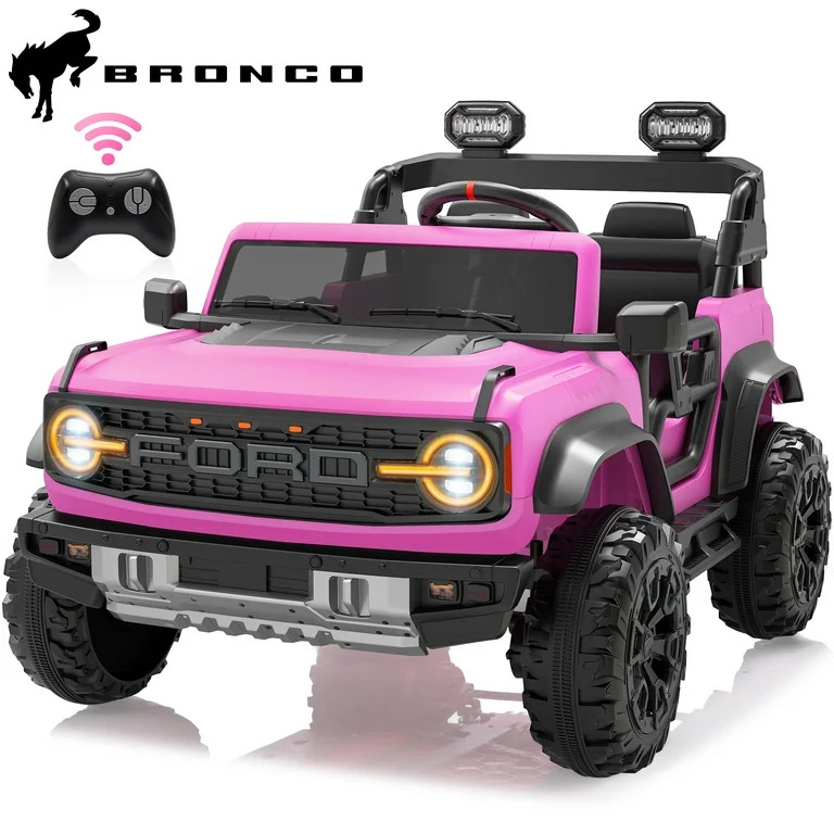 24V 2 Seater Ride on Cars, Licensed Ford Bronco Raptor Powered Ride on Toy Truck with Remote Cont... | Walmart (US)