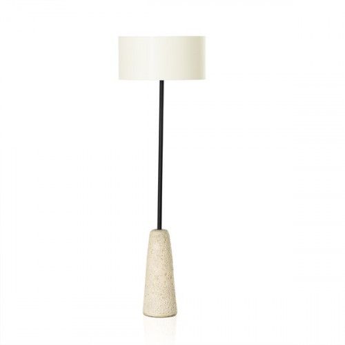 Four Hands Wren Floor Lamp Reactive White Glaze | Gracious Style