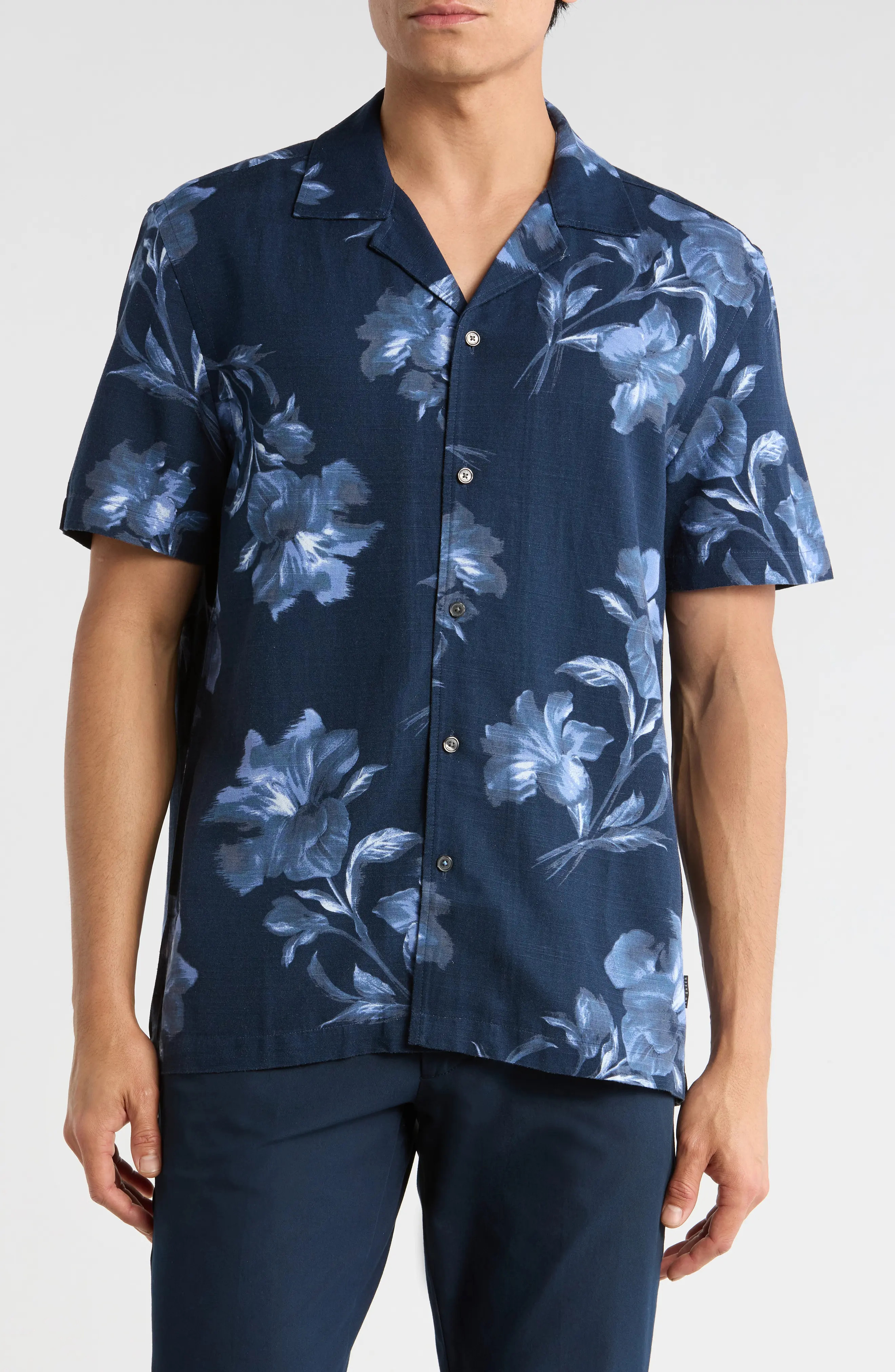 Ted Baker Floral Short Sleeve Button-Up Shirt (Men) | Nordstromrack | Nordstrom Rack