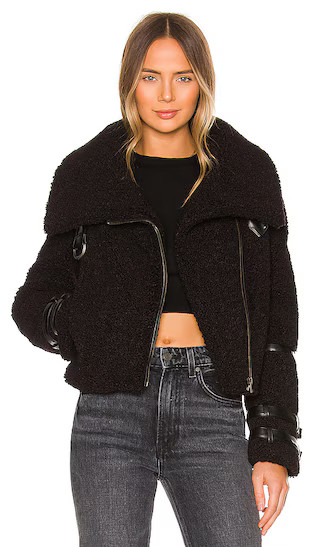 Bailey Moto Jacket in Black | Revolve Clothing (Global)